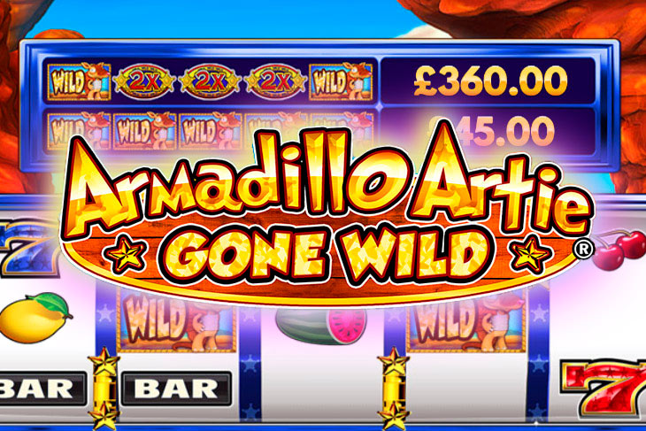 Armadillo Artie Gone Wild - DWG slot at Betonred Casino Casino